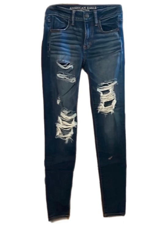 American Eagle Outfitters Denim - American Eagle Outfitters Destroyed, Super Stretch X Jegging. Sz 2